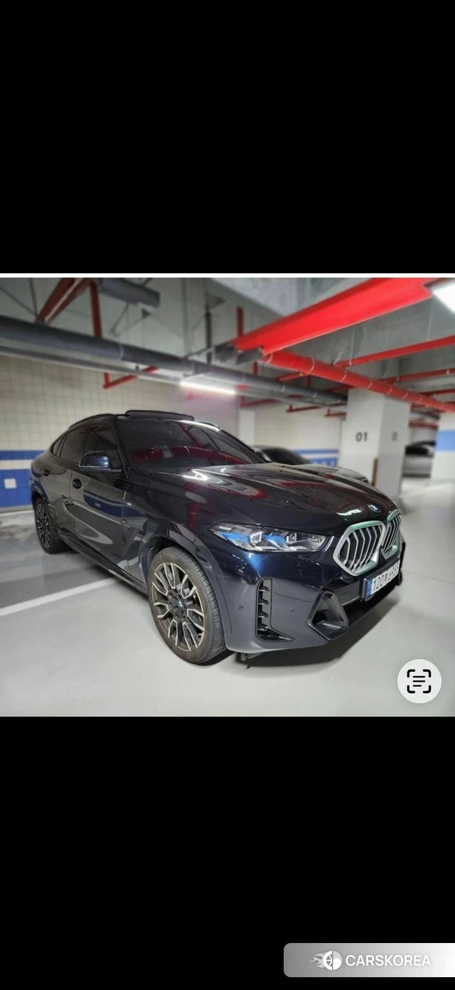 BMW X6 (G06) 2023 Черный из Кореи, фото 2