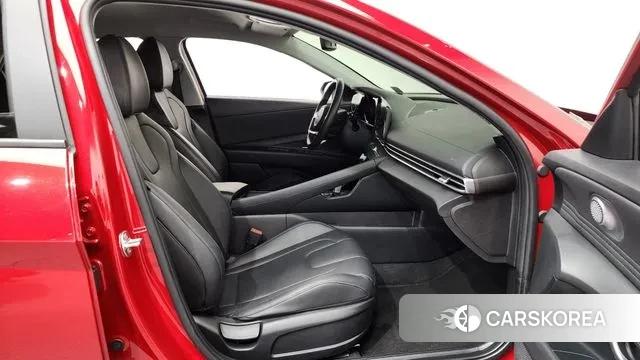 Hyundai Avante Hybrid (CN7) 2021 Красный из Кореи, фото 2