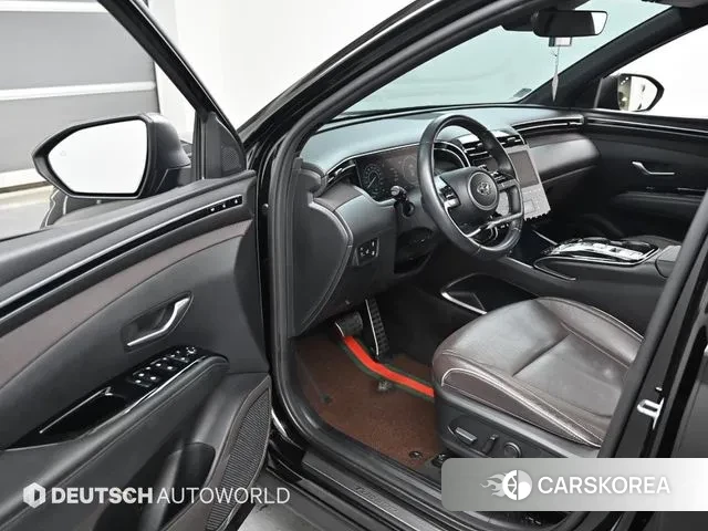 Hyundai Tucson Hybrid (NX4) 2020 Черный из Кореи, фото 2