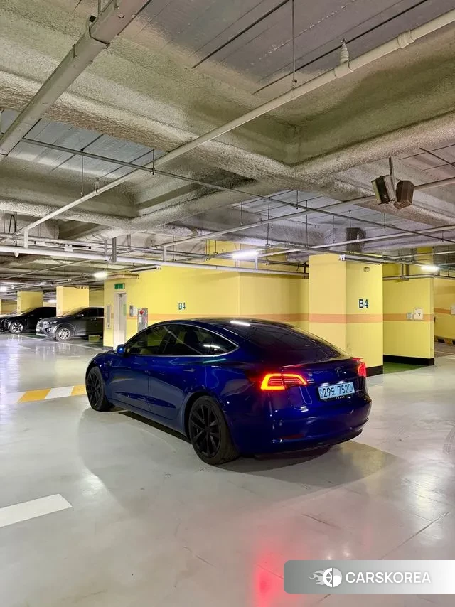 Tesla Model 3 2020 Синий из Кореи, фото 2