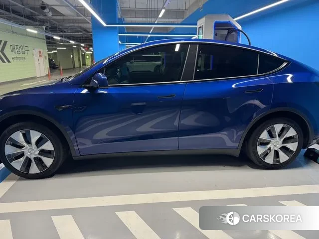 Tesla Model Y 2021 Синий из Кореи, фото 2