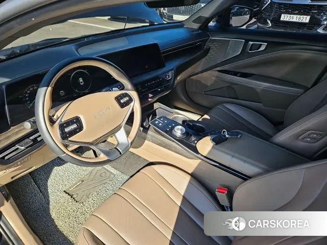 Kia K8 Hybrid 2021 Черный из Кореи, фото 2