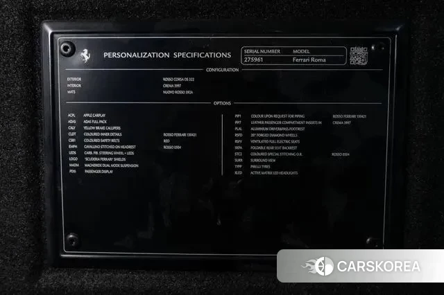 Ferrari Rome 2022 Красный из Кореи, фото 2