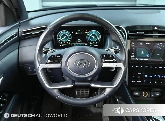 Hyundai Tucson Hybrid (NX4) 2021 Черный из Кореи, фото 2