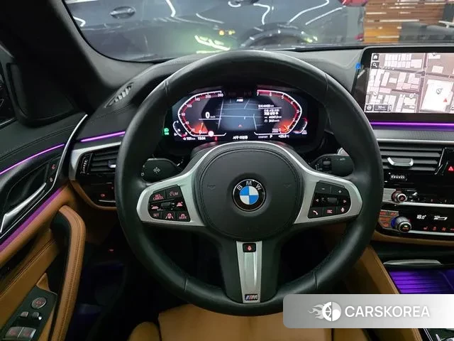 BMW 5 Series (G30) 2021 Черный из Кореи, фото 2