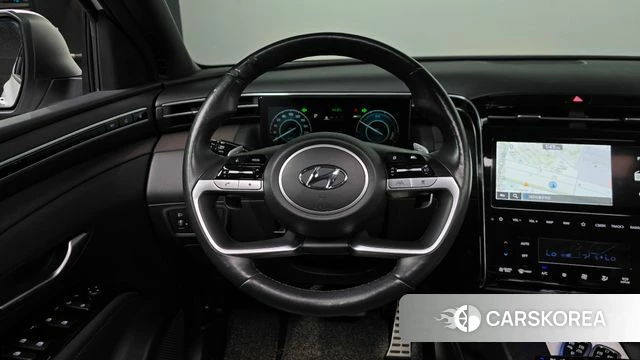 Hyundai Tucson Hybrid (NX4) 2021 Белый из Кореи, фото 2