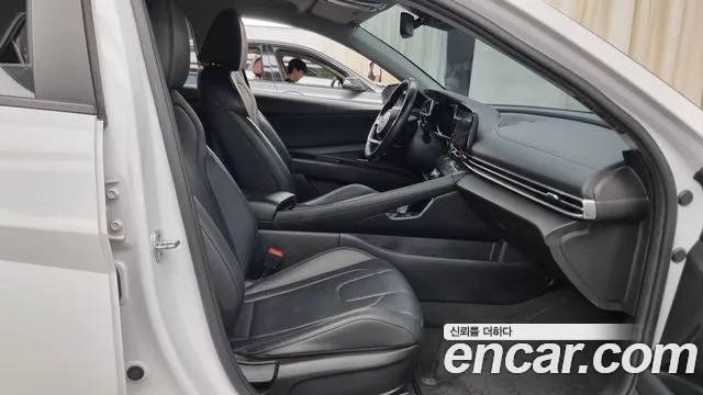 Hyundai Avante Hybrid (CN7) 2021 Белый из Кореи, фото 2