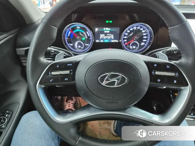 Hyundai The New Grandeur IG Hybrid 2021 Белый из Кореи, фото 2