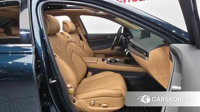 Genesis G80 (RG3) 2021 Темно-зеленый из Кореи, фото 2