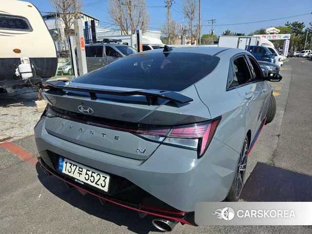 Hyundai Avante (CN7) 2022 Серебристо-серый из Кореи, фото 2