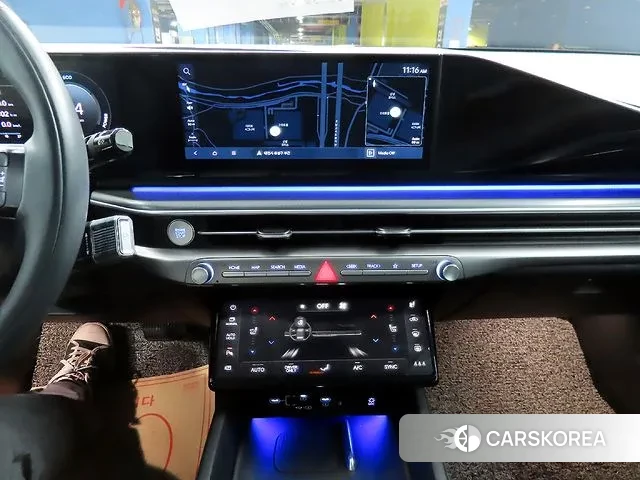 Hyundai Grandeur Hybrid (GN7) 2023 Серебристо-серый из Кореи, фото 2