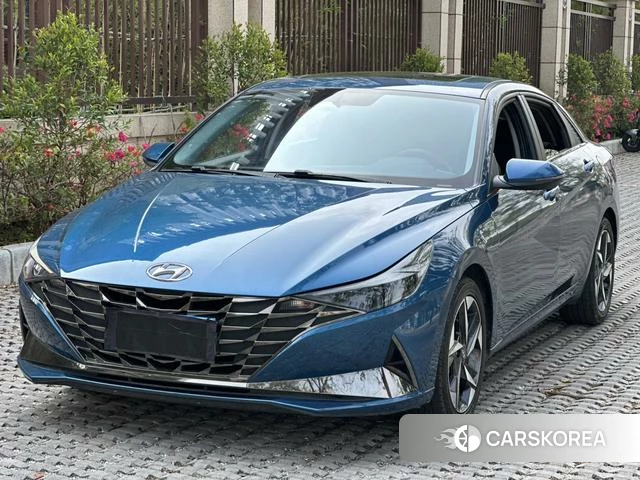 Hyundai Elantra 2021 Синий из Китая, фото 2