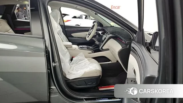 Hyundai Tucson Hybrid (NX4) 2021 Темно-зеленый из Кореи, фото 2