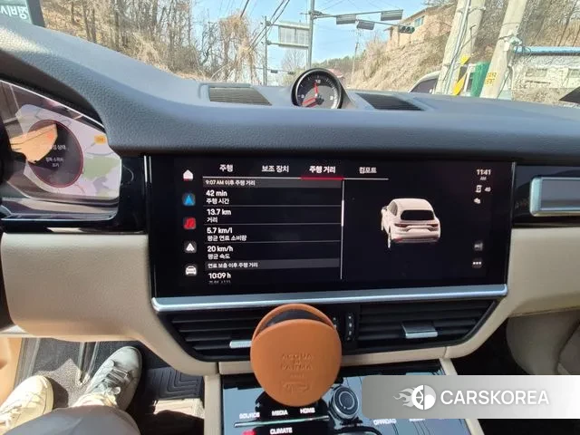 Porsche Cayenne (PO536) 2022 Черный из Кореи, фото 2