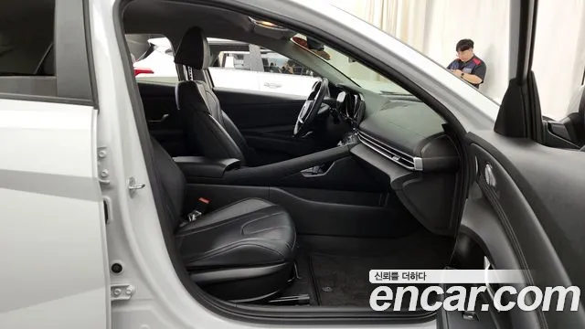 Hyundai Avante Hybrid (CN7) 2021 Белый из Кореи, фото 2