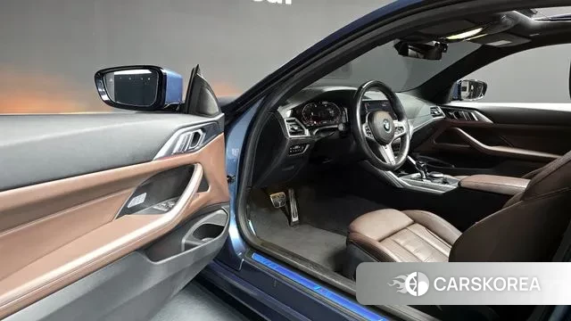 BMW 4 Series (G22) 2021 Синий из Кореи, фото 2