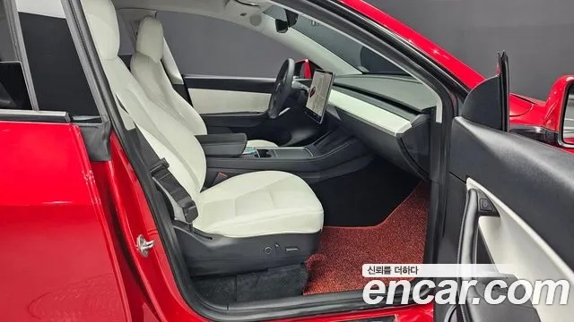 Tesla Model Y 2021 Красный из Кореи, фото 2