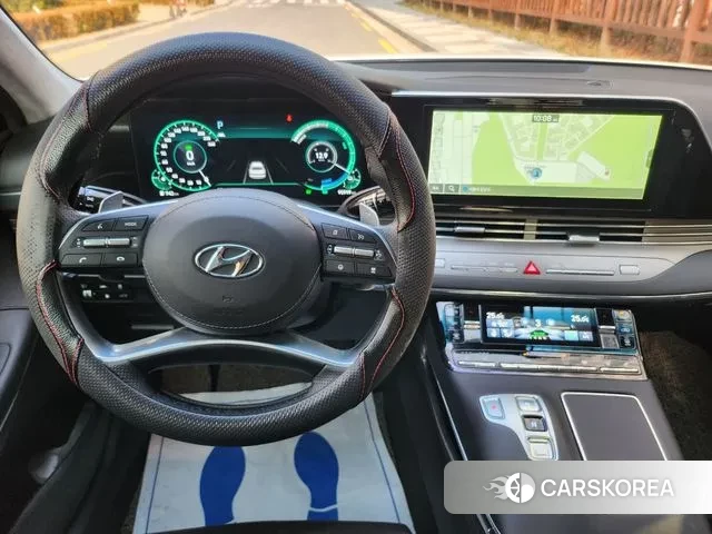 Hyundai The New Grandeur IG Hybrid 2021 Белый из Кореи, фото 2