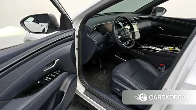 Hyundai Tucson Hybrid (NX4) 2020 Белый из Кореи, фото 2