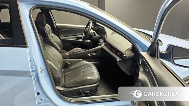 Hyundai Avante (CN7) 2022 Небесно-голубой из Кореи, фото 2