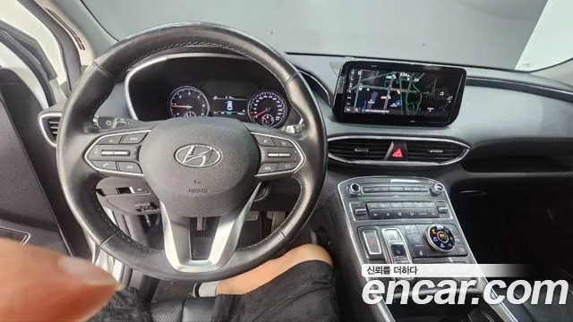 Hyundai The New Santa Fe 2021 Белый из Кореи, фото 2
