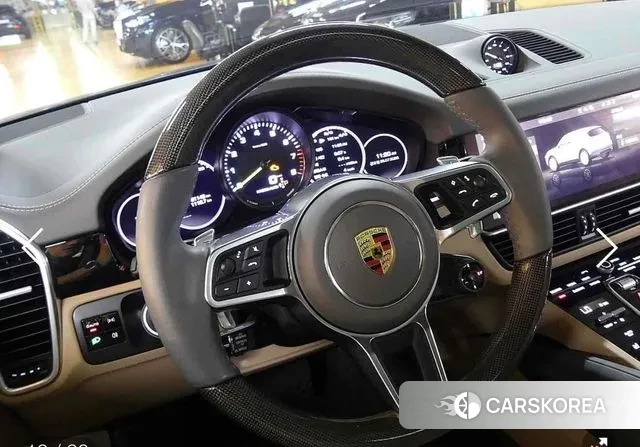 Porsche Cayenne (PO536) 2021 Синий из Кореи, фото 2