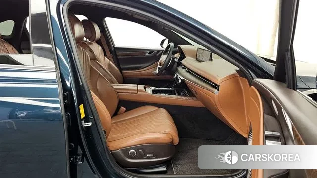 Genesis G80 (RG3) 2021 Темно-зеленый из Кореи, фото 2