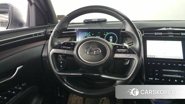 Hyundai Tucson Hybrid (NX4) 2021 Белый из Кореи, фото 2