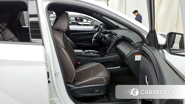 Hyundai Tucson Hybrid (NX4) 2021 Белый из Кореи, фото 2