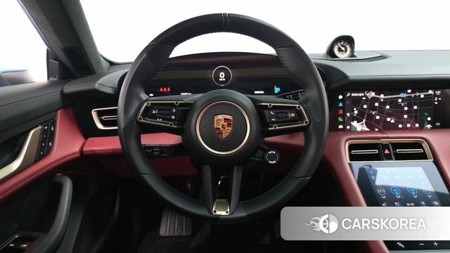 Porsche Taycan 2022 Небесно-голубой из Кореи, фото 2