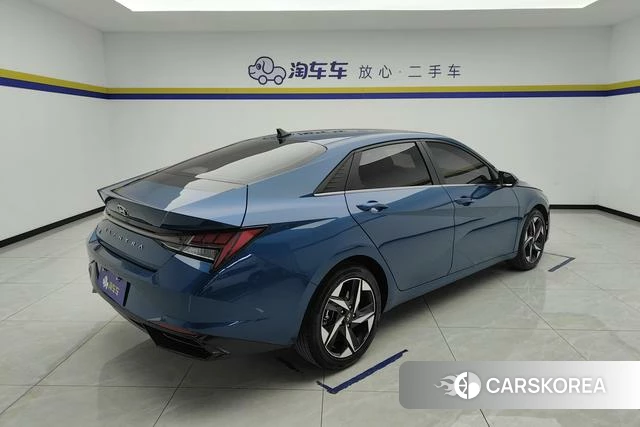 Hyundai Elantra 2021 Синий из Китая, фото 2