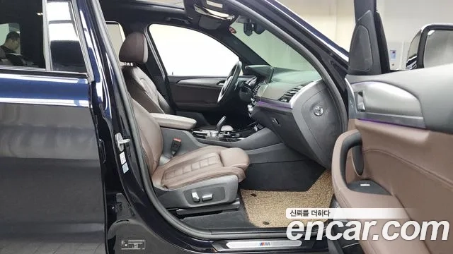 BMW X3 (G01) 2021 Черный из Кореи, фото 2