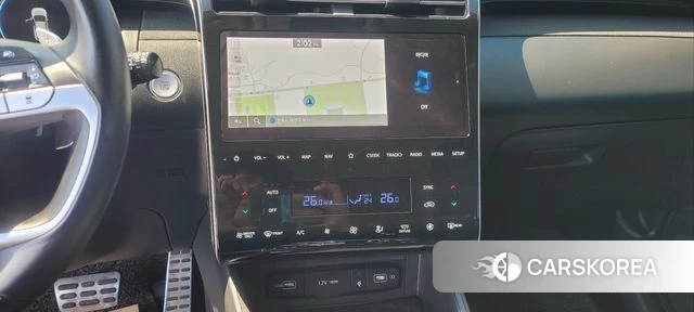 Hyundai Tucson Hybrid (NX4) 2021 Зеленый из Кореи, фото 2