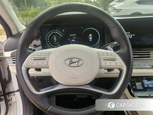 Hyundai The New Grandeur IG Hybrid 2022 Белый из Кореи, фото 2