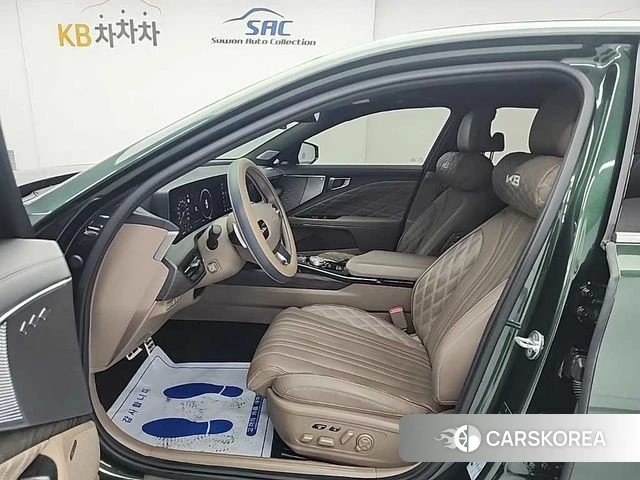 Kia K8 2021 Темно-зеленый из Кореи, фото 2