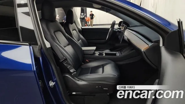 Tesla Model Y 2021 Синий из Кореи, фото 2