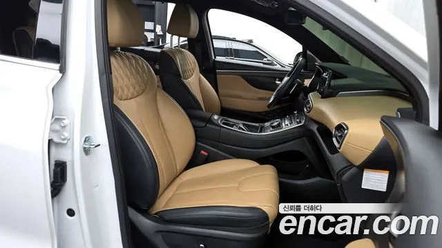 Hyundai The New Santa Fe 2023 Белый из Кореи, фото 2