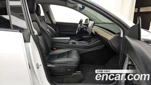 Tesla Model Y 2021 Белый из Кореи, фото 2