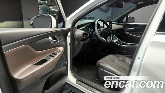 Hyundai The New Santa Fe 2023 Белый из Кореи, фото 2