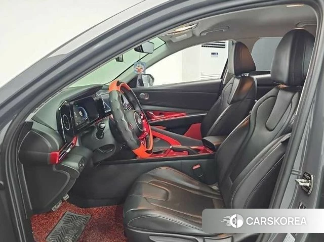 Hyundai The New Avante (CN7) 2023 Черный из Кореи, фото 2