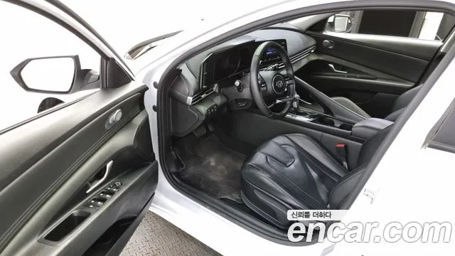 Hyundai Avante Hybrid (CN7) 2021 Белый из Кореи, фото 2