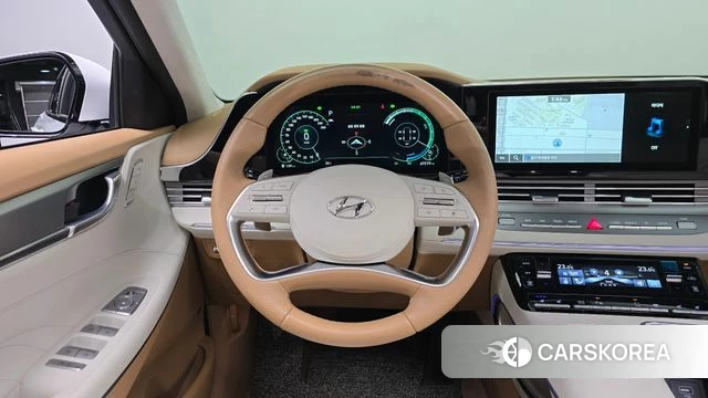 Hyundai The New Grandeur IG Hybrid 2022 Белый из Кореи, фото 2
