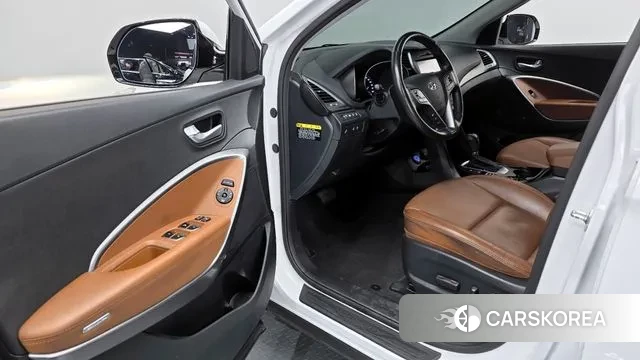 Hyundai Santa Fe The Prime 2018 Белый из Кореи, фото 2