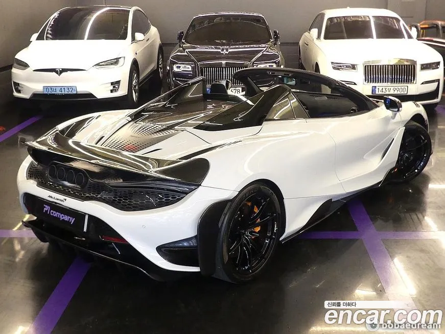 McLaren 765LT 2022 Белый из Кореи, фото 2