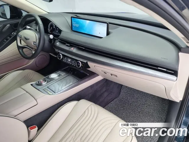 Genesis G80 (RG3) 2021 Темно-зеленый из Кореи, фото 2