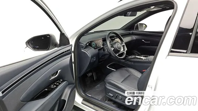 Hyundai Tucson Hybrid (NX4) 2021 Белый из Кореи, фото 2