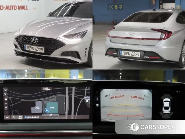 Hyundai Sonata (DN8) 2021 Серебристо-серый из Кореи, фото 2