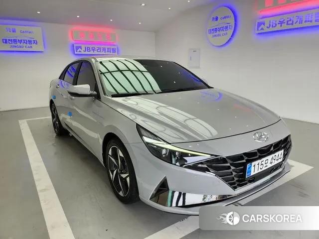 Hyundai Avante (CN7) 2020 Серебристо-серый из Кореи, фото 2