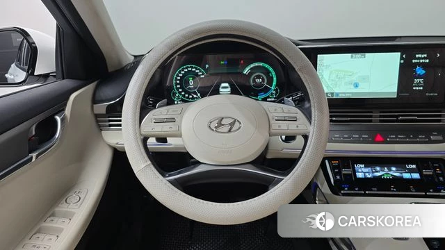 Hyundai The New Grandeur IG Hybrid 2021 Белый из Кореи, фото 2