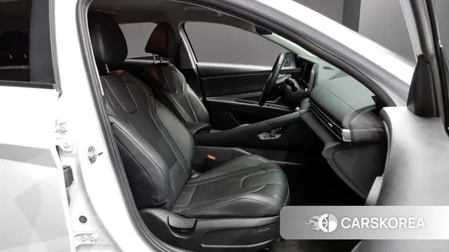 Hyundai Avante Hybrid (CN7) 2021 Белый из Кореи, фото 2